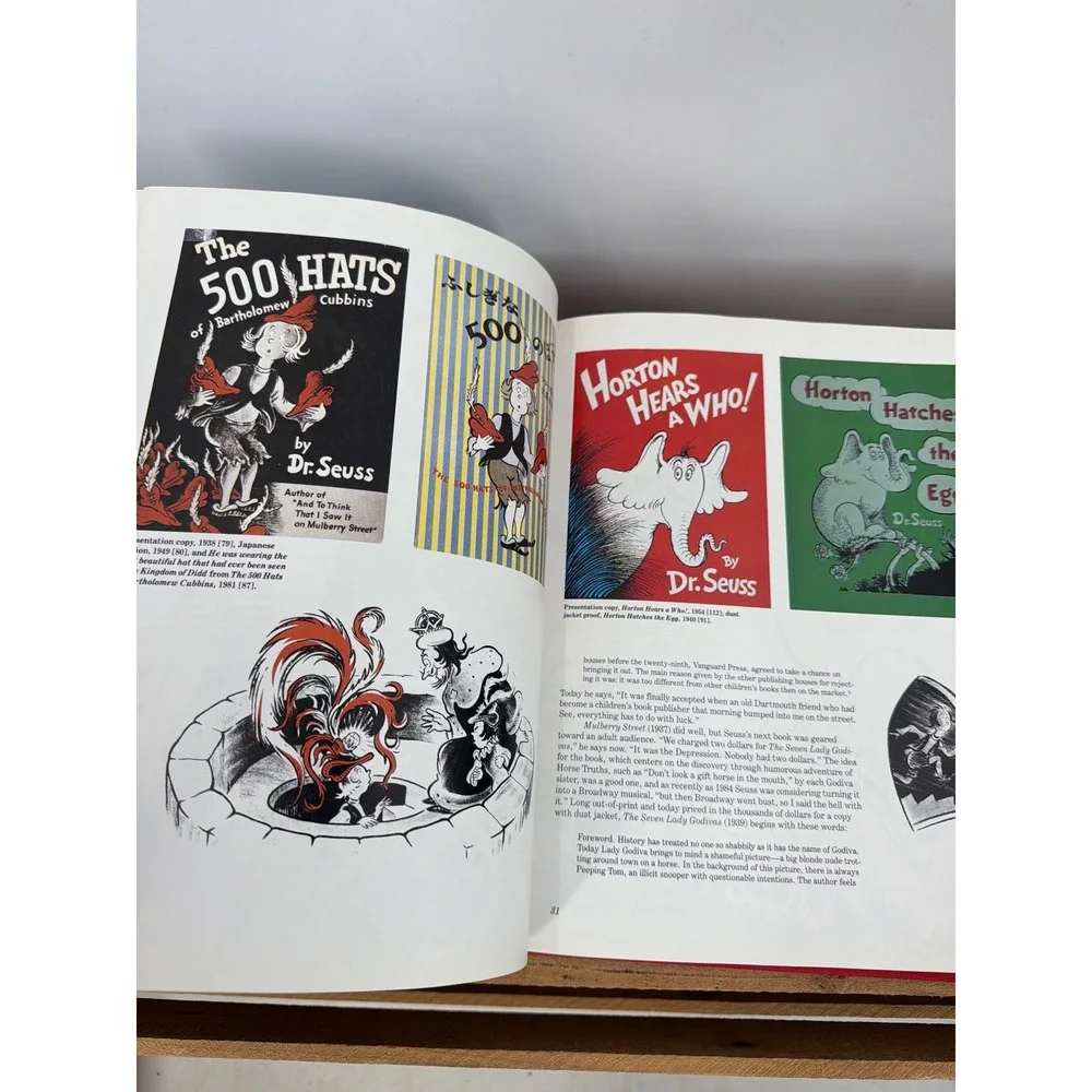 Dr. Seuss From Then to Now‎ 1986 Retrospective Exhibition Catalogue Hardcover